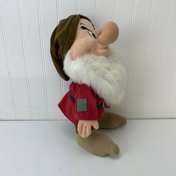 Vintage Disney Snow White & Seven Dwarfs Grumpy Plush 13” - Picture 3 of 7